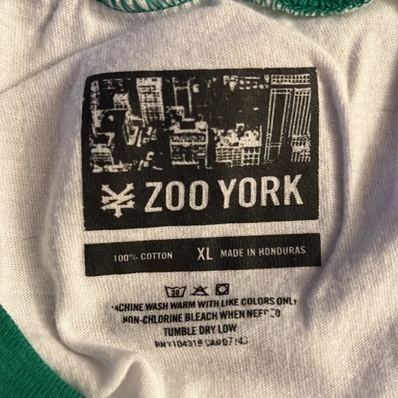 ⚾️ Vintage Rare Zoo York baseball style shirt size XL EUC - Picture 5 of 5